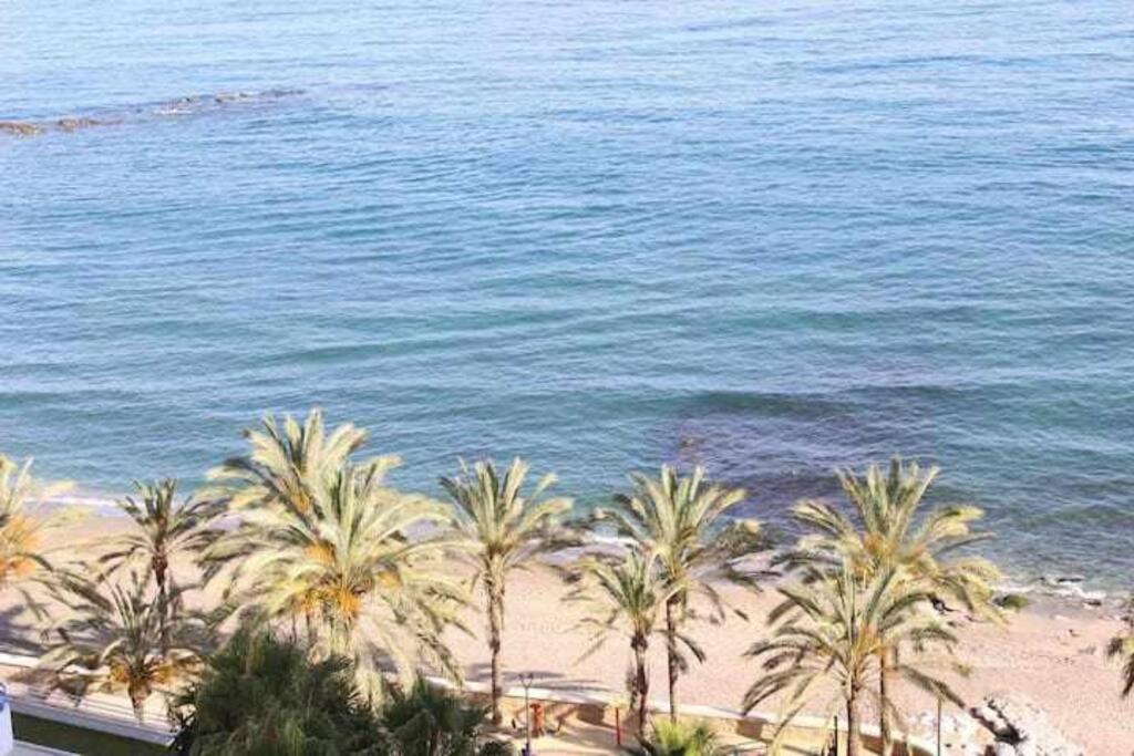 Large Modern Beach Front Apartment, Rooftop Pool!! Marbella Exterior foto